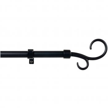 Baculo bastone per tende estensibile 110-200cm black stor planet
