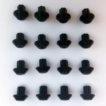 WB2K101 Rubber Feet Set for GE, Hotpoint, Kenmore Range Burner Grate