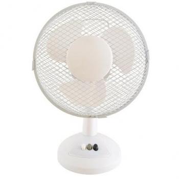 STAYCOOL F10003WH Quiet Desk Fan