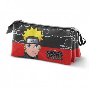 Estuche portatodo triple Naruto Shippuden