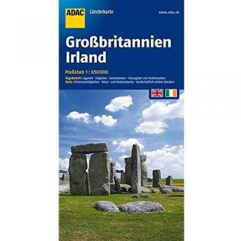ADAC Länderkarte Großbritannien, Irland 1:650.000