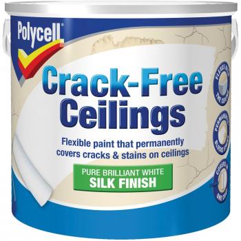 Polycell PLCCFCSS25L Crack-Free Ceilings Smooth Silk 2.5 litre