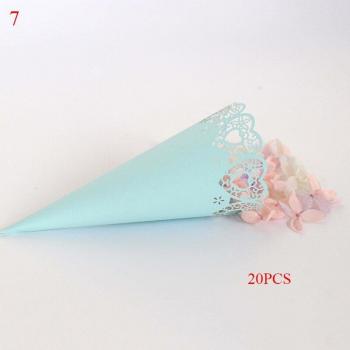 20pcs Wedding Party Confetti Cones