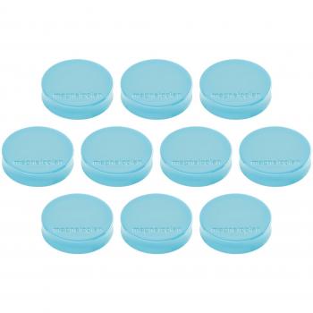 Magnetoplan Ergo-Magnete, medium, Babyblau, Pack a 10 Stück