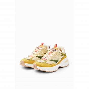 Desigual 40 Sneaker Patch Runner Bianco