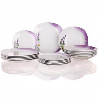 Sada talířová Banquet LAVENDER 18 ks