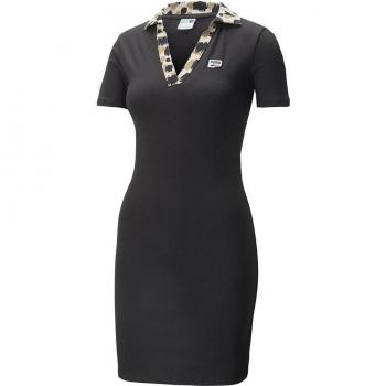 Puma Select Vestido Downtown V-collar Negro