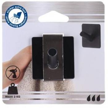 Patère Moderne Métal Noir 3M