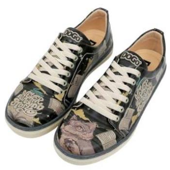 DOGO Damen Vegan Sneaker Never Ending Story Gr. 37, Schwarz
