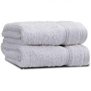 Catherine Lansfield White Zero Twist Facial Cloth Pair
