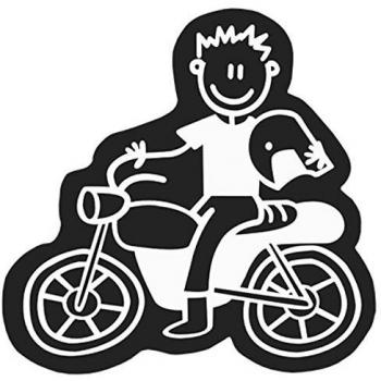 Adesivo Famiglia Biker