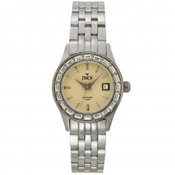 Inex Elegant Silver Beige Klocka A69332S9I