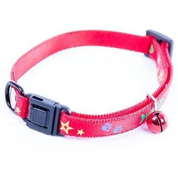 Collar para Gato Martin Sellier Fish Star Rojo