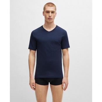 BOSS 50475285 Pack 3 Camisetas Classic negro, marino, gris