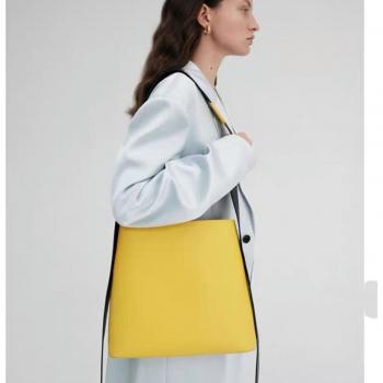 Weibliche Eimer-Handtasche aus PU Leder