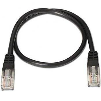 Cable de red UTP CAT6 0.50 M Negro