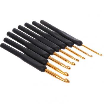 Soft-Grip Crochet Hook Set for Knitting