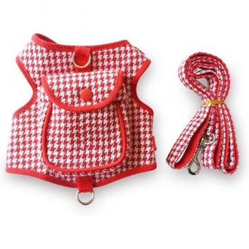 Harnais Élégant “Pup Lisse” avec Laisse Détachable