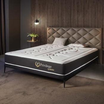 Blue Latex Privilège – Mousse HR 25 cm – 140×190 cm