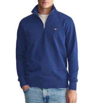 Gant Heren Regular Fit Shield Half-Zip Sweater