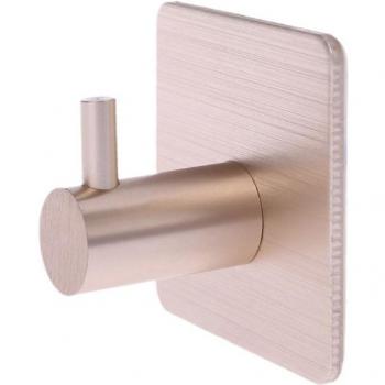 Llavero Autoadhesivo de Aluminio Dorado