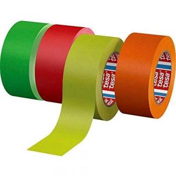 Gewebeklebeband TESA Neonorange Länge 25 m Breite 19 mm Farbe Neonorange 1 Stück