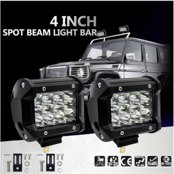 Faro Profondità 12V 6 LED 18W 6000K per Fuoristrada