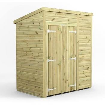 Premium Pent Double Door 6' x 4' Shed