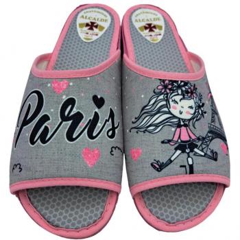 Zapatillas Grises de Casa para Mujer