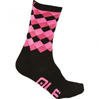 Calzature Alè Q‑Skin 16 cm Fluo Rumble Nero/Rosa TG S 36‑39