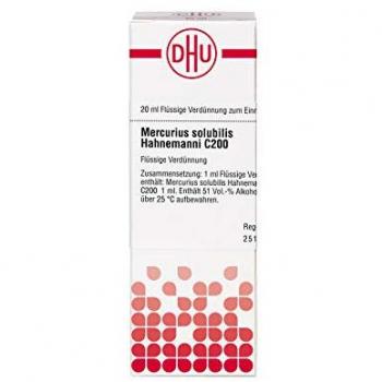 DHU Mercurius Solubilis Hahnemanni C 200 20 ml