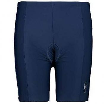 CMP Pantalones Cortos de Ciclismo para Mujer Azul