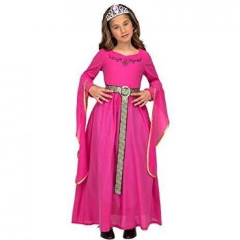 Girl’s Pink Medieval Princess Dress Set
