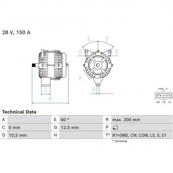Bosch 8530 Alternator