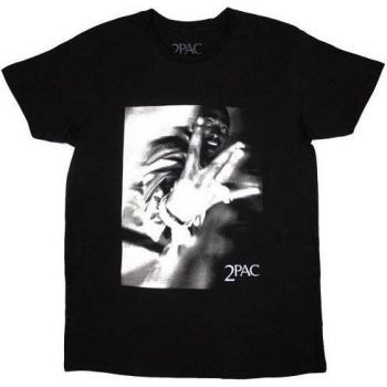 Tupac Shakur Unisex Shirt Fingers Tone Größe XL schwarz/weiß