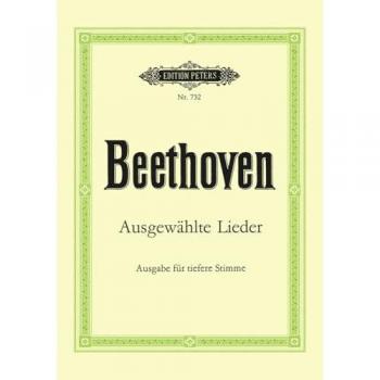 Partitions classique EDITION PETERS BEETHOVEN LUDWIG VAN