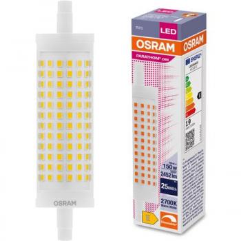 Parathom Line LED R7S 118 mm 19 W 2452 lm – Blanc Très Chaud, Dimmable, équiv. 150 W