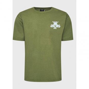 HUF T-Shirt Komplett Bezahlt TS01939 Grün Regular Fit