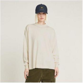 Mujer G‑Star XXL Beige Jersey Moto Eco‑Friendly