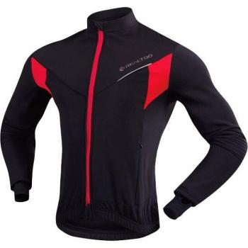 Men's Thermal Fleece Cycling Jacket Winter Windproof Waterproof