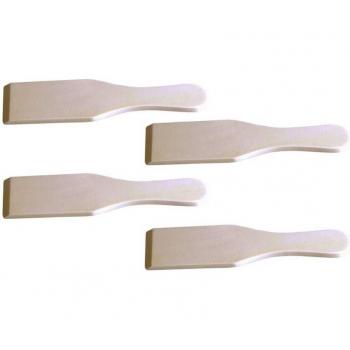 Houten gourmet-spatels, set van 4