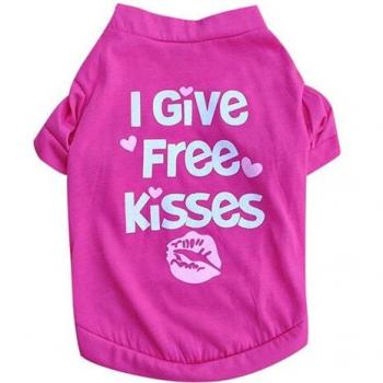 I Give Free Kisses Pet Shirt for Dogs and Cats