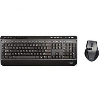 Pack avec Clavier Silencieux et Souris sans fil silencieuse