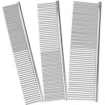 Triple Size Pet Grooming Comb