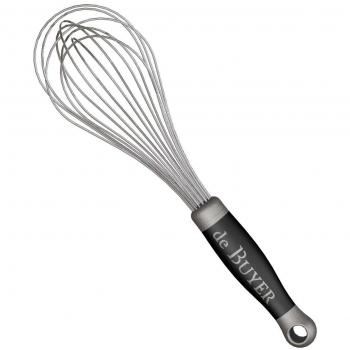 Ergonomic Stainless Steel Whisk – 30 cm – Black/Silver – Durable, No‑Slip Handle – Commercial Grade