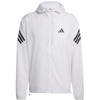 Adi365 3S Trench‑Style Hooded Jacket – White XL