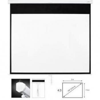 Pantalla manual de proyección 100 4:3