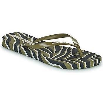Chanclas Ipanema Estilo Animal Print para Mujer Negro