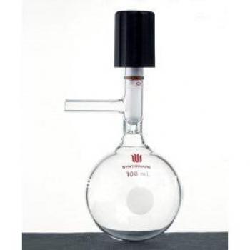 25ml High Vacuum Flask, Valve 0-8mm