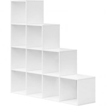 Tagère à Livres Woltu en Blanc